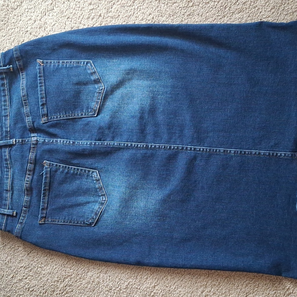 Classic Blue Denim Skirt - Picture 2 of 3